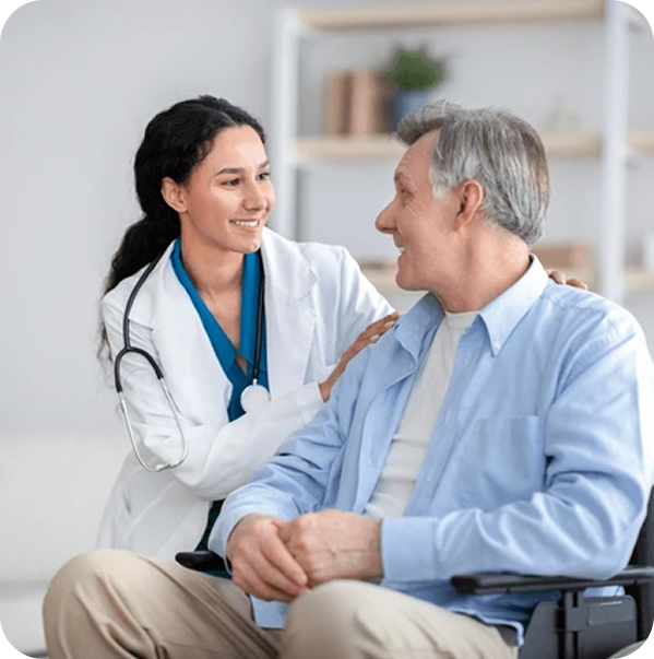 What to Expect - Doctor with Patient