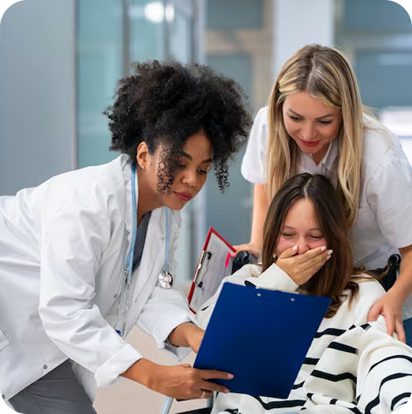 What to Expect - Doctor with Patient