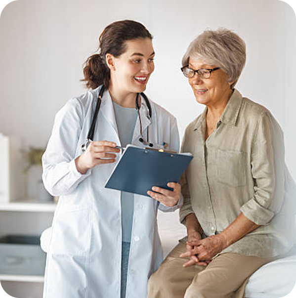 Insurance Accepted - Doctor with Patient